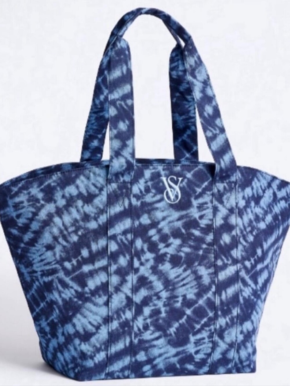 VS Signature Tie-Dye Canvas Tote Bag - Blue